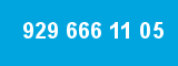 929 666 11 05 929 666 11 05